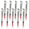 Operitacx 10pcs Refillable Fountain Brush Pen Soft Tip Calligraphy Pens