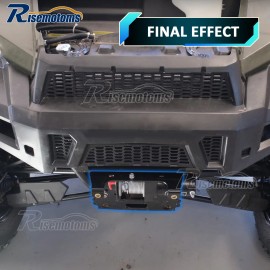 RI UTV Steel Winch Mounting Bracket For Polaris Ranger Crew 570 900 1000 2013-19