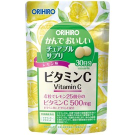 Orihiro Chewable Vitamin C Supplement, Delicious Taste, 120 Tablets x 8 Packs