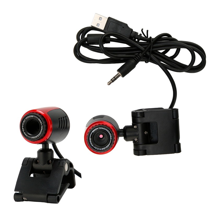 USB2.0 with MIC HD Webcam Web Camera Cam 360 Degree