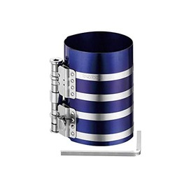 Teng Tools Automotive Piston Ring Compressor Engine Tool with Adjustable Safety Screws - AT020 Silver