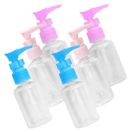 KONTONTY Travel Lotion Dispenser 50ml Plastic Pump Bottle Shampoo Dispenser for Hand Soap Bathroom