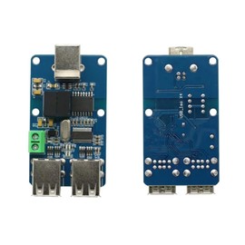 Funsto USB Isolator, 4-Port USB 2.0 Hub with 2500V Isolation, Supports Laptops, Desktops & More