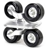 JINCAO Black Portable Roller Road Drift Plate Skates Anti-Slip Board