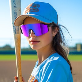 3 Pack Polarized Sports Sunglasses for Men Women Youth Baseball Fishing Running Cycling Golf Trekking TAC Glasses