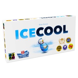 Brain Games: ICECOOL, A Fast & Fun Penguin Flicking Strategy Board Game, A Family Fun Game Everyone is Sure to Enjoy, For Ages 6 and up
