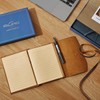 RILIHO Leather Journal Notepad, Small Notebook 4.8x6.5 Inches, Mini Journal,