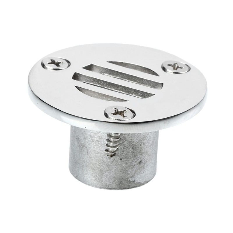 LALAFINA 2 Sets Stainless Steel Boat Deck Drain Plug Durable