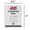 JAM PAPER Translucent Vellum 28lb Paper - 105 gsm -