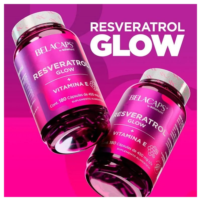 Belacaps Solanum Resveratrol Glow 180 Cpsulas De 450 Mg Cu