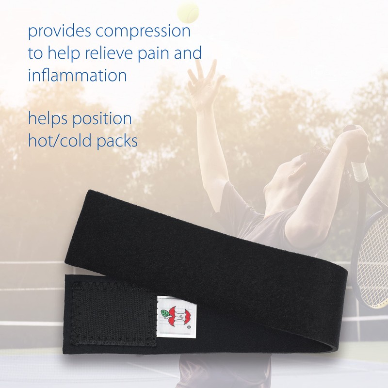 Core Products Core Wrap, Compression Therapy Wrap, Black - 2.5"