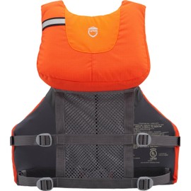 NRS Chinook Fishing Life Jacket for Fishing | Adult USCG Type III PFD | Mesh Back Front Zip Vest with Pockets for Rafting, Kayaking, Paddling