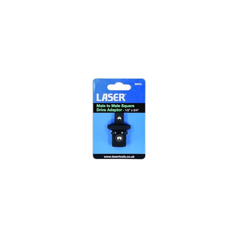 Laser 8844 Male to Male Square Drive Adaptor - 1/2"