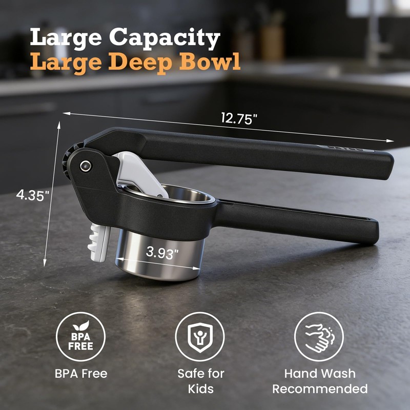 Potato Ricer - Betso Effortless Double-Gear Potato Ricer and Masher
