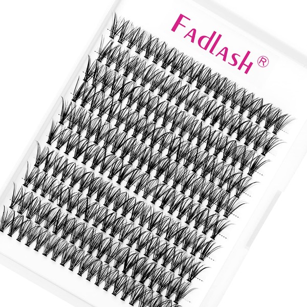 Lash Clusters 200pcs Individual Lashes DIY Natural Eyelash Clusters 30D