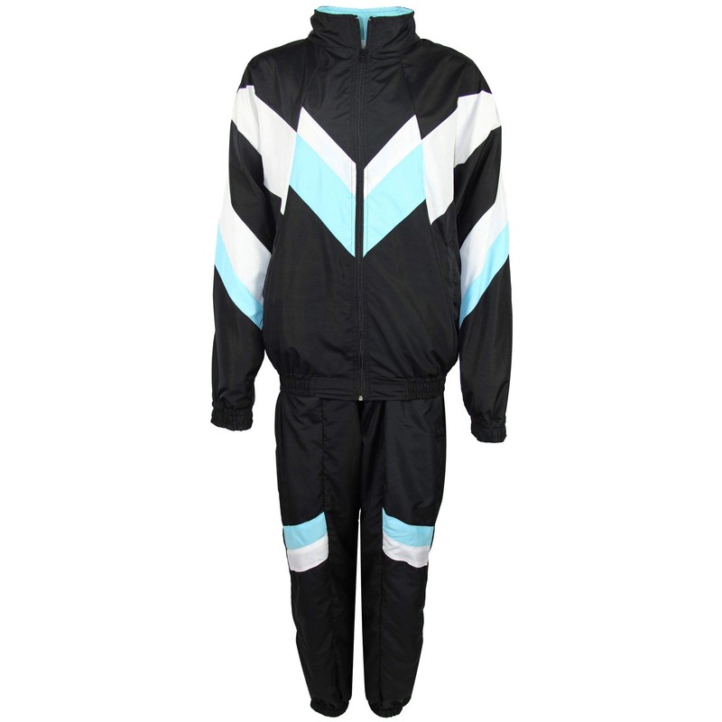 Foxxeo Premium 80s Costume for Men and Women, Tracksuit, Shell