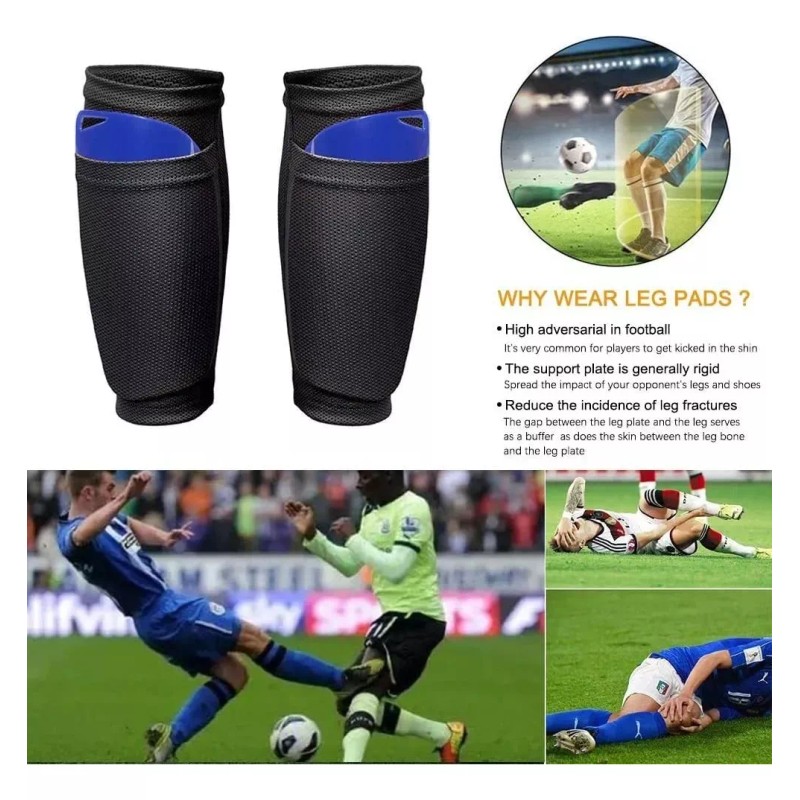 LOMETEB Espinilleras De Fútbol Con Porta Espinilleras Adulto