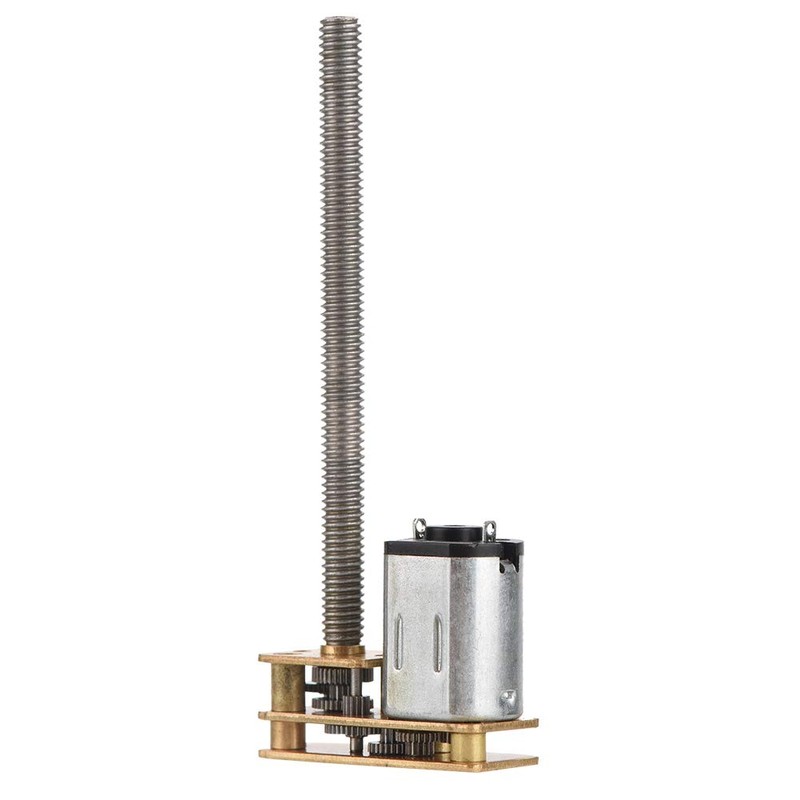 DCギヤモータ 歯車モーター 低速メタルギヤモータDC 6V 12V ギヤ モータ M4×55mmシャフト 1024GA20スレッドフリップギアボックスギアボックス電動機ギアモーター (6V