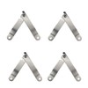 4 Pcs Cupboard Hinges Close Stay Hinge Folding Shelf Hinges