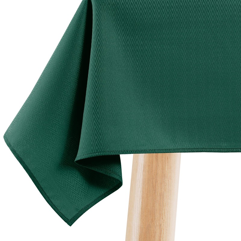 Filumi Tablecloth 140 x 240 cm Oval Dark Green Washable