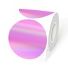 YEGAWEN 3" Holographic Direct Thermal Label Stickers, Round Printable Rainbow