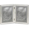 Lawrence Frames Verona Collection 5 x 7-Inch Metal Silver Hinged