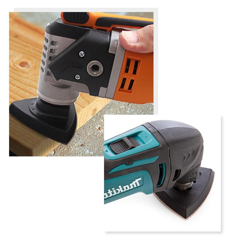 Pack of 4 Delta Sanders Sanding Plate Multitool Sandpaper Accessories