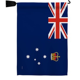 States of Australia Victoria Garden Flag - Set Mailbox Hanger Regional Territory Tony Couch Sydney Oceania Country Particular Area - House Banner Small Yard Gift Double-Sided Made in USA 13 X 18.5