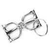 Pssopp D Shape Bridle Keychain, Highly Polished Bit Keychain, Durable