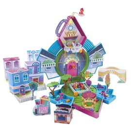 My Little Pony Mini World Magic Mini-Kristallspielhaus, Spielset mit 5 Sammelfiguren, für Kinder ab 5 Jahren