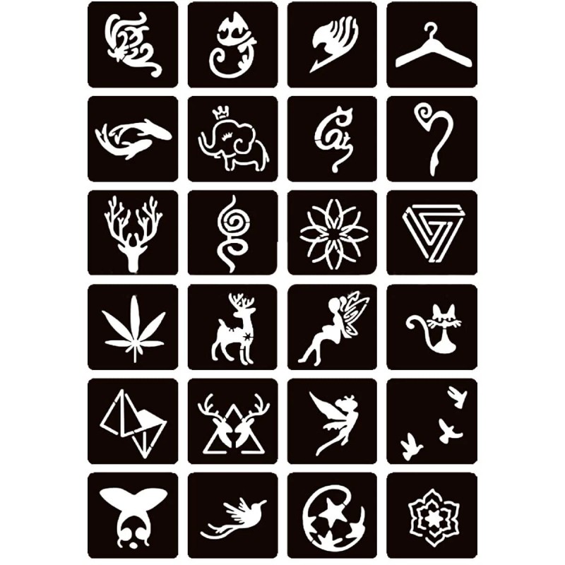 Moricher Temporary Henna Tattoo Kit by Moricher – 5 Inks,