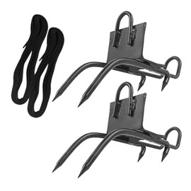 Kisangel 1 Set Tree Climbing Pole Climbing Spike Climbing Spikes for Tree Work Treestand Climbing Sticks Coconut Climbing Spikes Tree Pole Climbing Picking Fruit Spike Tools Steel