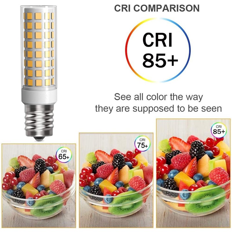 LUHMQ E17 LED Bulb 3 Pack Microwave Oven Appliance Light