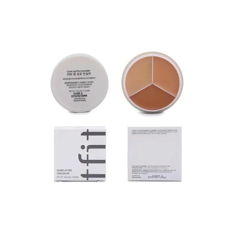 Tfit Cover Up Pro Concealer - Corrector De 3 Tonos