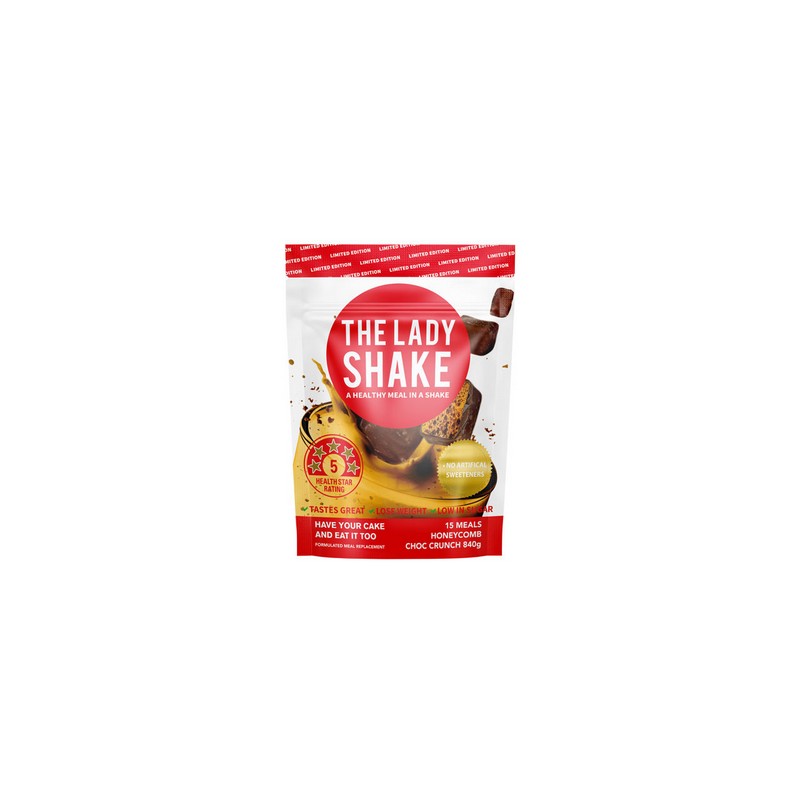 The Lady Shake Meal Replacement Shake 15 Meals 840g, Strawberry