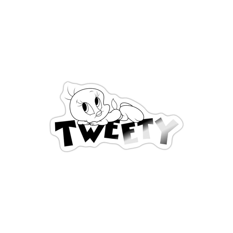 Spreadshirt Looney Tunes Tweety Bird Sticker, 10 x 10 cm,