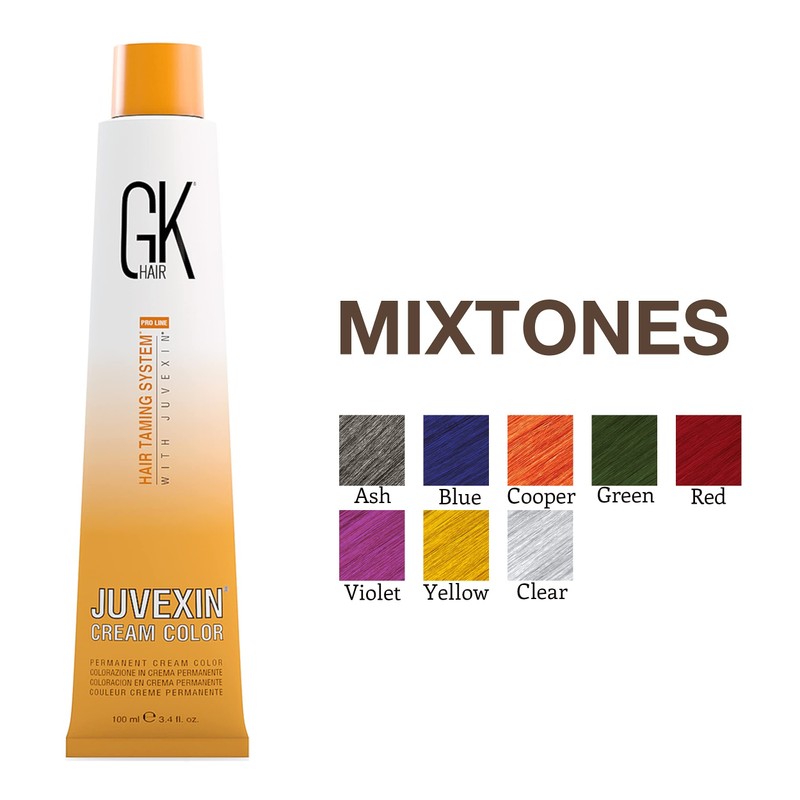 GK HAIR Global Keratin Mixtones Green Hair Color Cream Tube