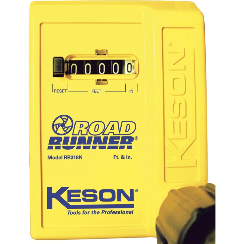 Keson RR318N Contractor Grade Measuring Wheel, Ft. & In., Ft.