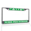 Fastasticdeals Metal Insert License Plate Frame Np Nurse Practitioner Rn
