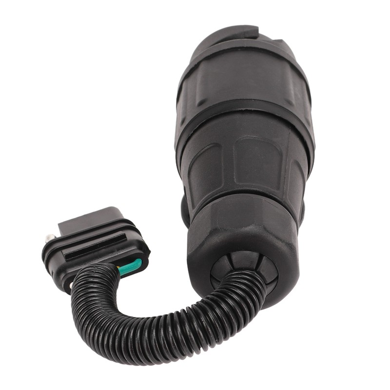 Trailer Plug Adapter 13 Way Round to 4 Way Flat