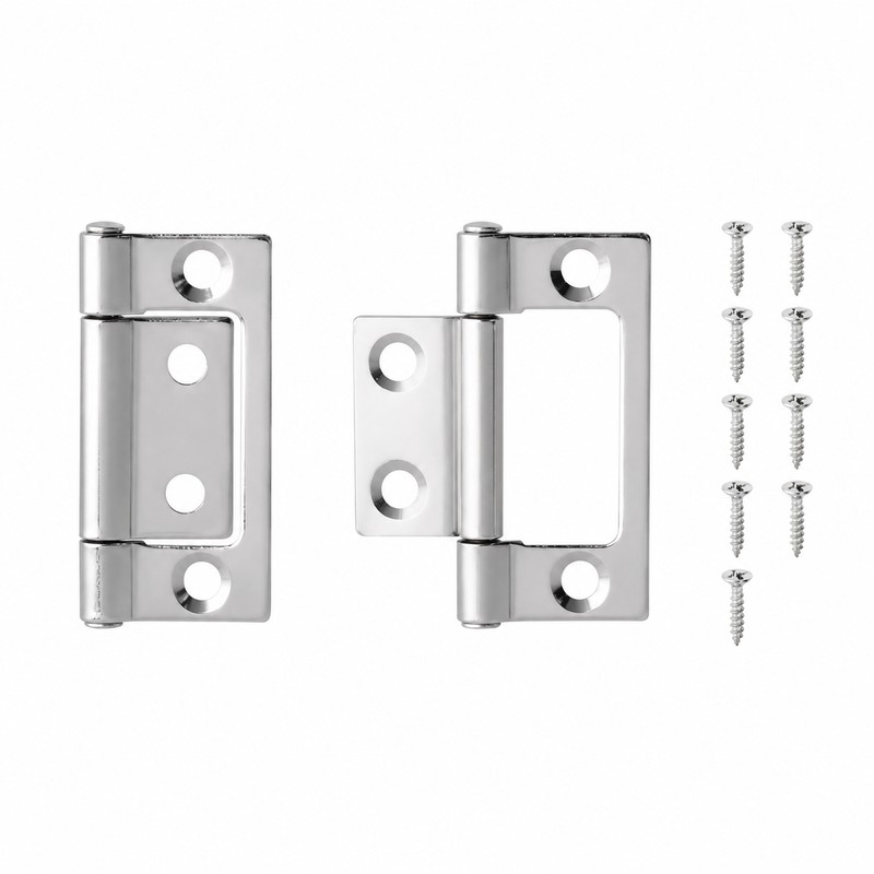 Flat Metal Hinges for Cabinets & Wooden Boxes – 360