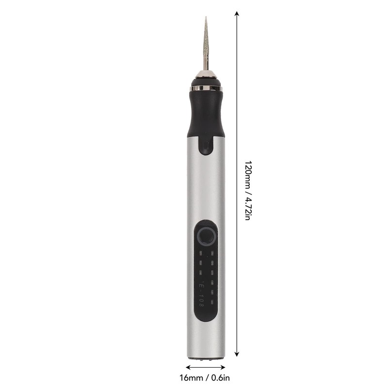 Electric Engraving Pen Mini Micro Engraver Intelligent Overload for Carving