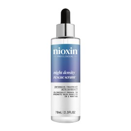 Nioxin Night Density Rescue Serum - Leave In Night Hair Care for Optimal Hair Growth & Stronger Hair - With Ginger & Caffeine (70 ml)