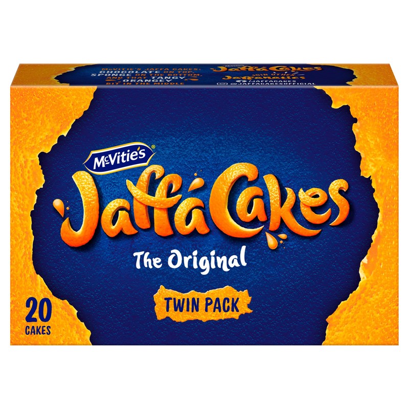 McVitie's Twin Pack Jaffa Cakes, 20 Cakes, 244 g (Pack