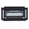 Design House 589234-BLK Hartbrook Outdoor LED Ceiling Light with Clear