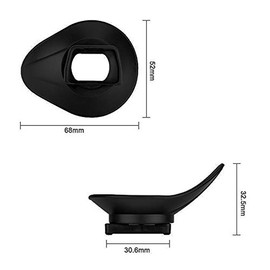 Eyecup ES-A6300 Drop Shape Compatible for Sony A6000 A6300 Nex-6 Nex-7 Viewfinder