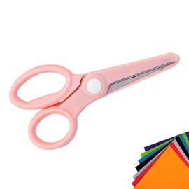JIALWSJWAN Children Scissor Round Tip Pre School Training Scissors Durability Kids Art Craft Scissor for Children Student Teacher Craft Production