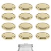 mikken 12 Lids TO 70/7.3 cm Pasteurisable for Jam Jars