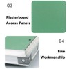Access Panel 400 * 400mm Surface Coverage White Plasterboard Inspection