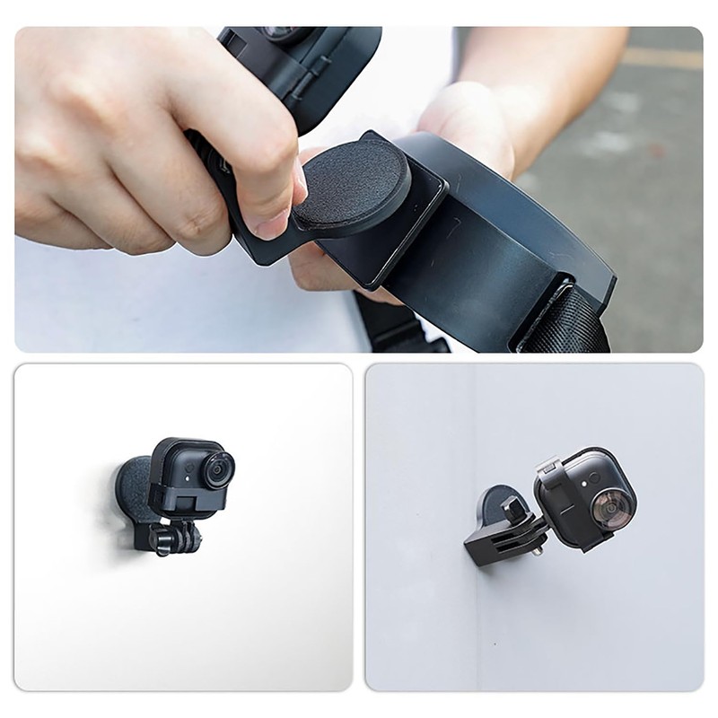 CAPART Magnetic Head Strap for Insta360 GO Ultra/DJI Osmo Nano